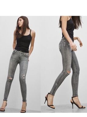 Citizens of Humanity Rocket High Rise Skinny Jeans London Calling Grey 27